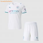 Kids Manchester City 2021-22 Away Soccer Kits Shirt With Shorts
