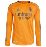 2024-25 Real Madrid Away Long Sleeve Soccer Jersey Shirt Player Version