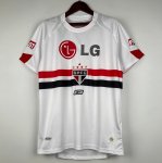 2007-08 Sao Paulo Retro Home Soccer Jersey Shirt