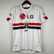 2007-08 Sao Paulo Retro Home Soccer Jersey Shirt