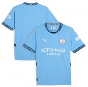 2024-25 Manchester City Home Soccer Jersey Shirt