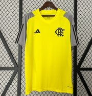 2024-25 Flamengo Yellow Pre-Match Training Shirt