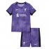 2023-24 Liverpool Kids Third Away Soccer Kits Shirt With Shorts