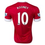 2015-16 Manchester United ROONEY 10 Home Soccer Jersey