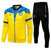 2021-22 Napoli Yellow Burlon Training Kits Jacket with Pants