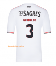 2021-22 Benfica Away Soccer Jersey Shirt with Grimaldo 3 printing