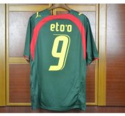 2006 Cameroon Retro Home Soccer Jersey Shirt #9 eto'o