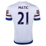 Chelsea 2015-16 MATIC #21 Away Soccer Jersey