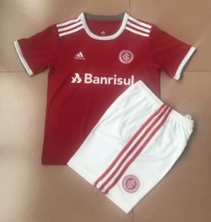 Kids SC Internacional 2020-21 Home Soccer Shirt With Shorts