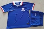 Kids Shanghai Greenland Shenhua 2020-21 Home Soccer Shirt With Shorts