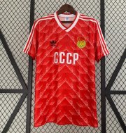 1988-89 Soviet Union CCCP Home Retro Soccer Jersey Shirt