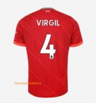 2021-22 Liverpool Home Soccer Jersey Shirt with VIRGIL 4 printing
