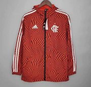 2021-22 Flamengo Red Hoodie Windrunner Jacket
