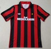 1989-90 AC Milan Retro Home Soccer Jersey Shirt
