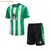 Kids Real Betis 2022-23 Home Soccer Kits Shirt With Shorts