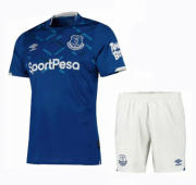 Kids Everton 2019-20 Home Soccer Jersey Kit (Shirt + Shorts)