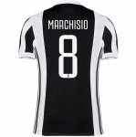 2017-18 Juventus Marchisio #8 Home Soccer Jersey