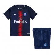 Kids PSG 2018-19 Home Soccer Shirt with Shorts