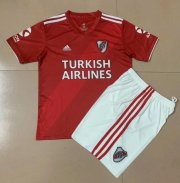Kids 2020-21 River Plate Away Soccer Kits Shirt with Shorts