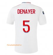 2021-22 Olympique Lyonnais Home Soccer Jersey Shirt with DENAYER 5 printing