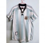 1998 Argentina Retro Home Soccer Jersey Shirt