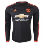 2015-16 Manchester United Third Soccer Jersey LS