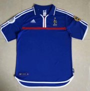 2000 France Home Retro Soccer Jersey Shirt