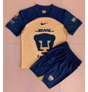 Kids UNAM 2022-23 Away Soccer Kits Shirt With Shorts