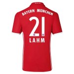 2016-17 Bayern Munich 21 LAHM Home Soccer Jersey