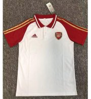 2022-23 Arsenal White Polo Shirt