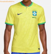 2022 World Cup Brazil Home Soccer Jersey Shirt Player Version