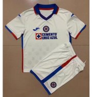 Kids Cruz Azul 2022-23 Away Soccer Kits Shirt With Shorts