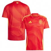 2024 Euro Cup Spain Home Soccer Jersey Shirt
