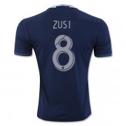 2016-17 Sporting KC 8 ZUSI Away Soccer Jersey