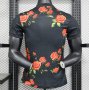 2023-24 Japan Black Flower Special Soccer Jersey Shirt Player Version