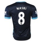 2015-16 Manchester City NASRI 8 Away Soccer Jersey