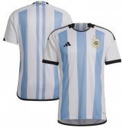 2022 World Cup Argentina Home Soccer Jersey Shirt