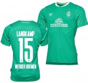2019-20 Werder Bremen Home Soccer Jersey Shirt Sebastian Langkamp #15