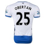 2015-16 Newcastle United OBERTAN 25 Home Soccer Jersey