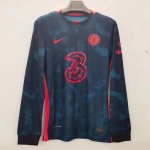 2021-22 Chelsea Long Sleeve Third Away Soccer Jersey Shirt Player Version