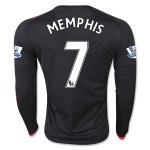 2015-16 Manchester United MEMPHIS 7 LS Third Soccer Jersey