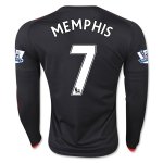 2015-16 Manchester United MEMPHIS 7 LS Third Soccer Jersey