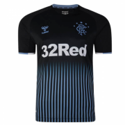 2019-20 Glasgow Rangers Black Away Soccer Jersey Shirt