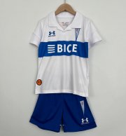 Kids/Youth 2023-24 Universidad Catolica Home Soccer Kits Shirt With Shorts