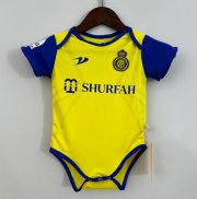 2022-23 Al-Nassr FC Infant Home Soccer Jersey Leyard Victory Little Baby Kit