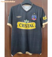 2011 Colo-Colo Retro Black Away Soccer Jersey Shirt