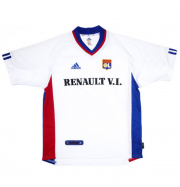 2001-02 Olympique Lyonnais Retro Home Soccer Jersey Shirt