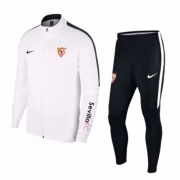 2018-19 Sevilla White Jacket training suit with pants