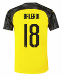 2019-20 Borussia Dortmund Cup Home Soccer Jersey Shirt Balerdi 18