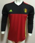 2016 Euro Belgium LS Home Soccer Jersey